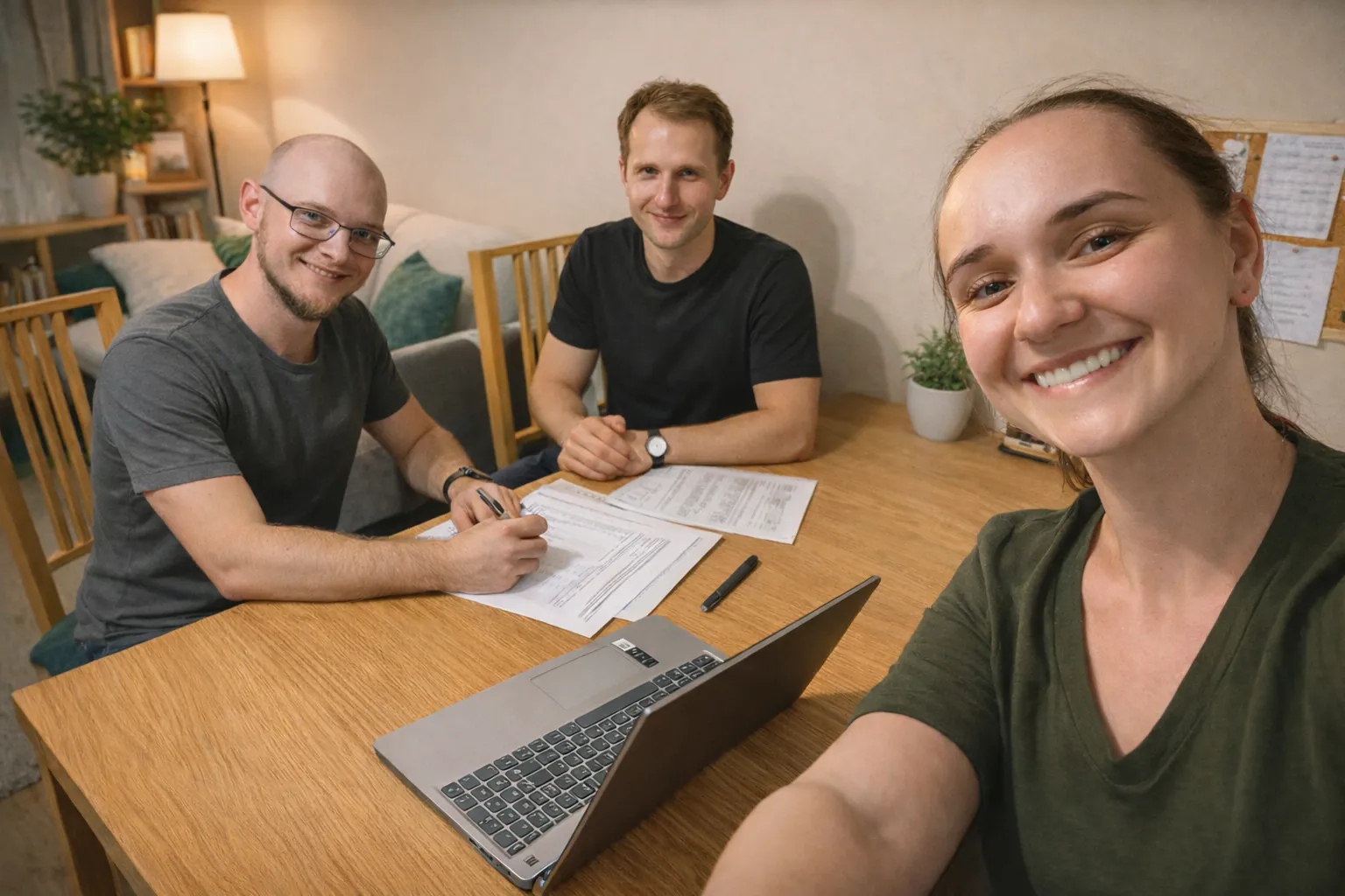 Stolarz podczas spotkania projektowego mebli na wymiar z klientem, doradztwo i realizacja we Wrocławiu